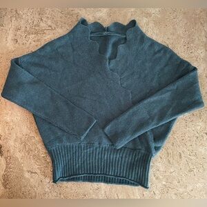 Chicwish Cafe Time Wavy Knit Sweater